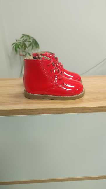 Patent Red Lyla Boot