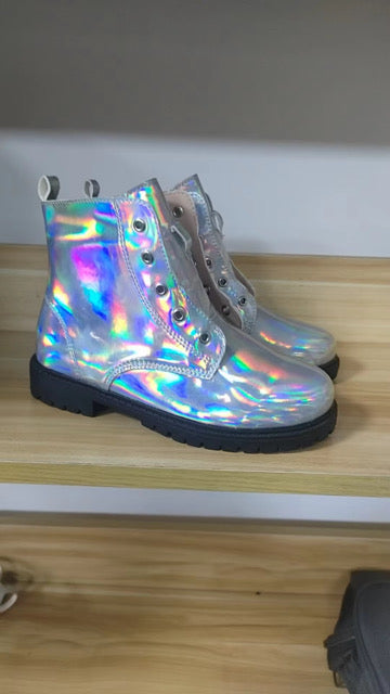 Pre Order Iridescent Combat Boot