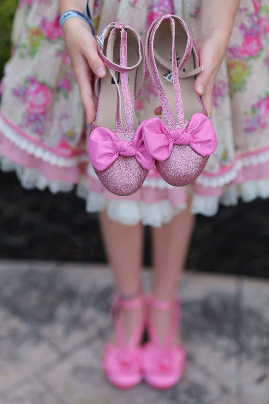 Pink Sparkle Heels