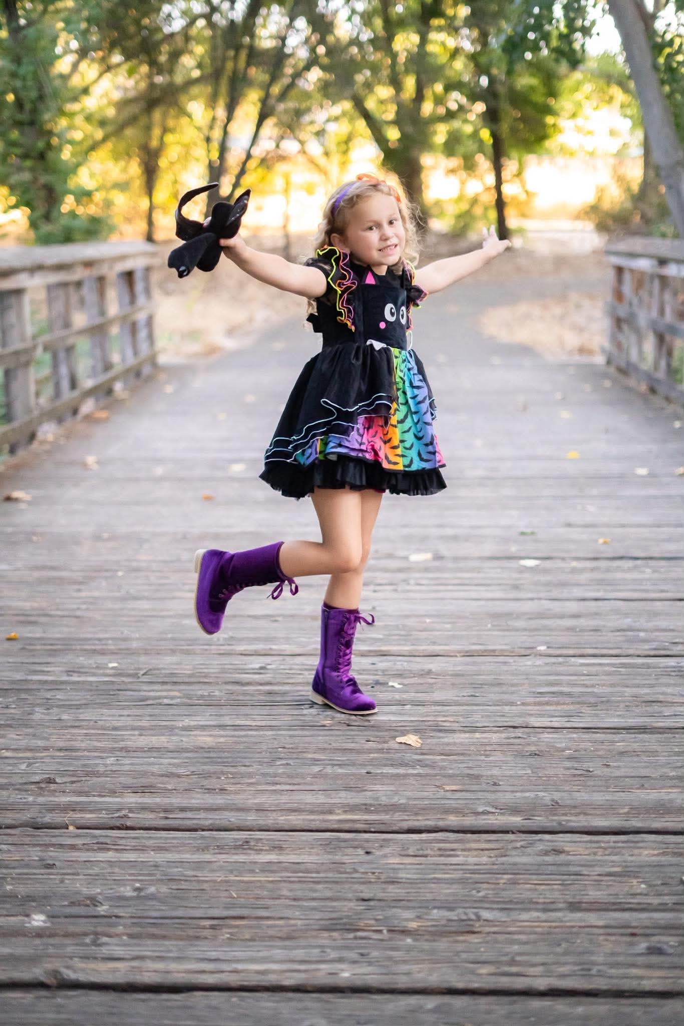 Pre Order Purple Velvet Boot