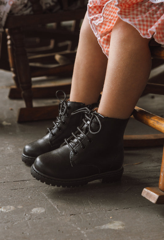 Black Combat Boots