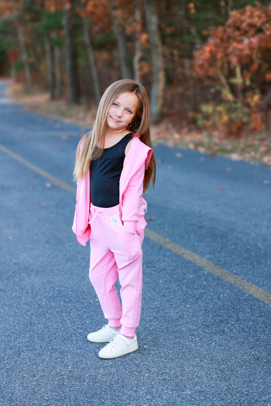 Pink sweatsuit