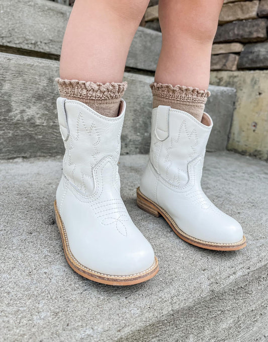 White cowboy boots
