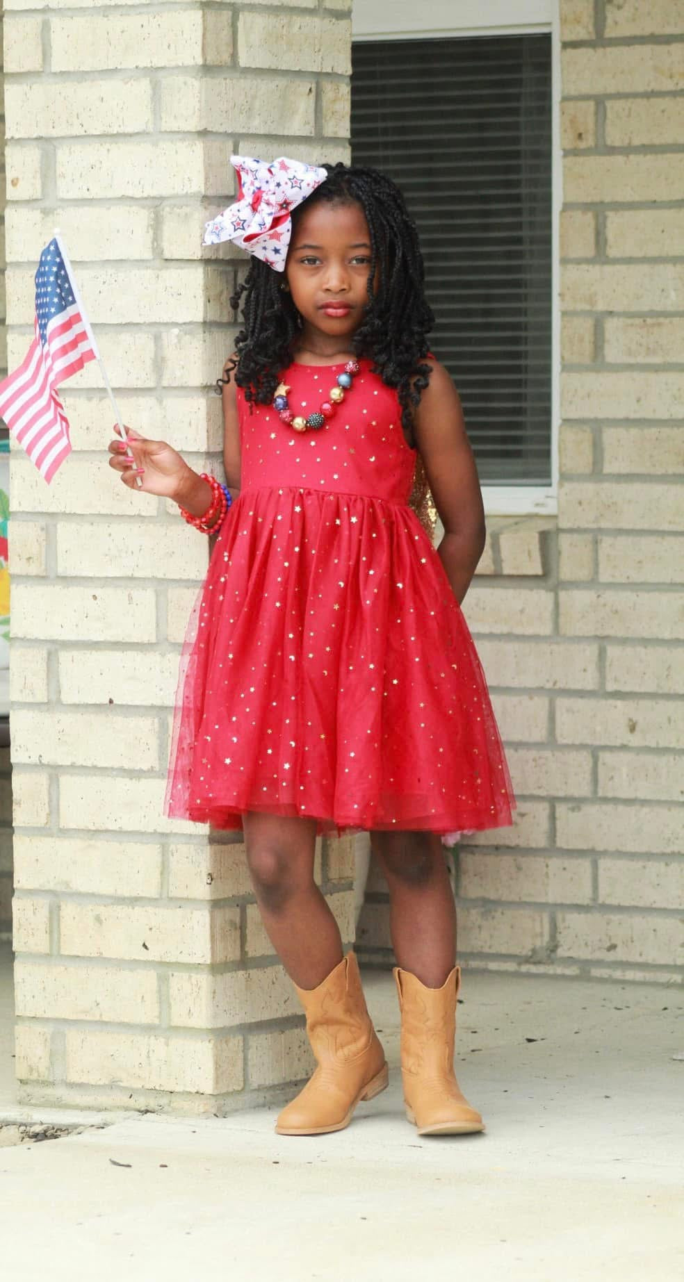 Brown cowboy boots