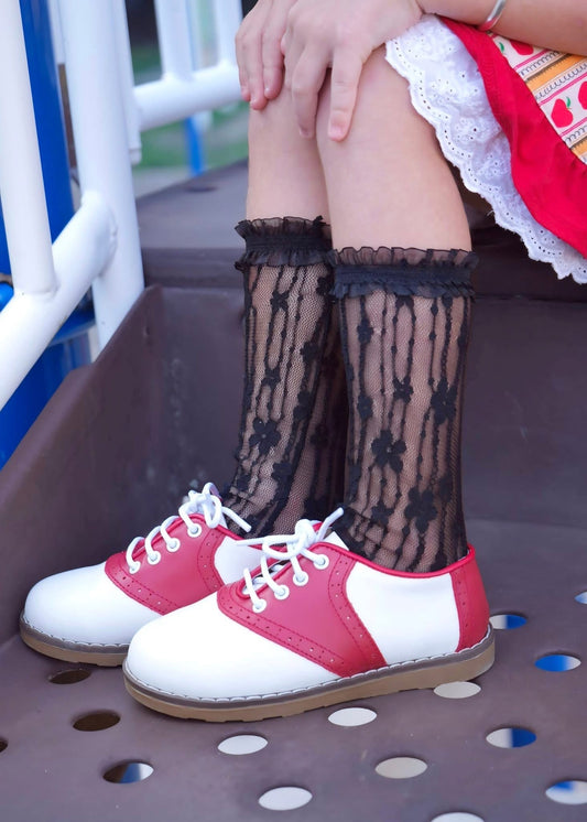 Red Saddle Shoes