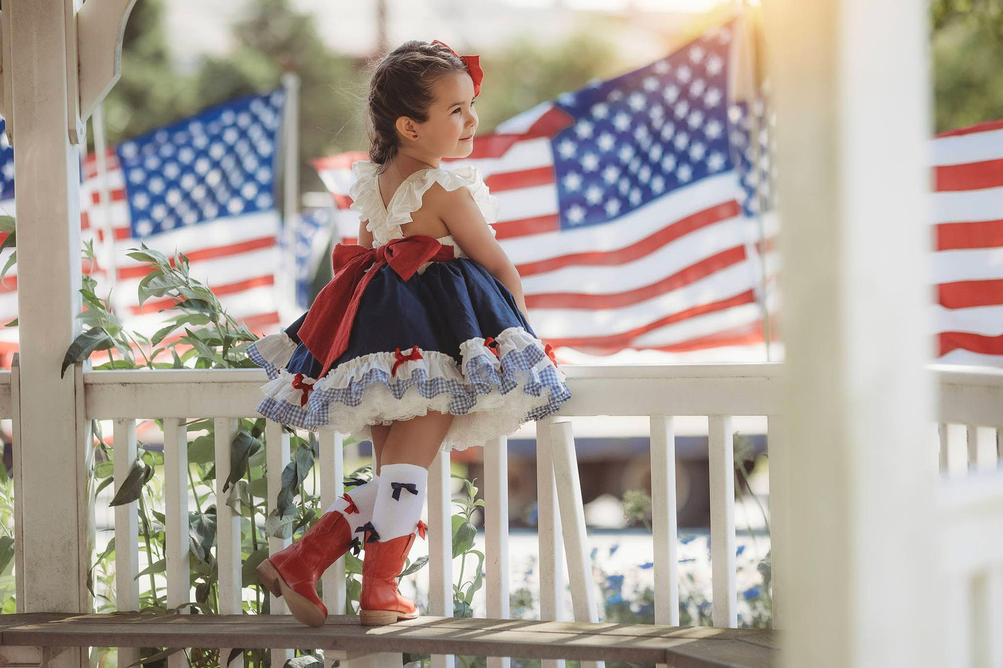 Red cowboy boots