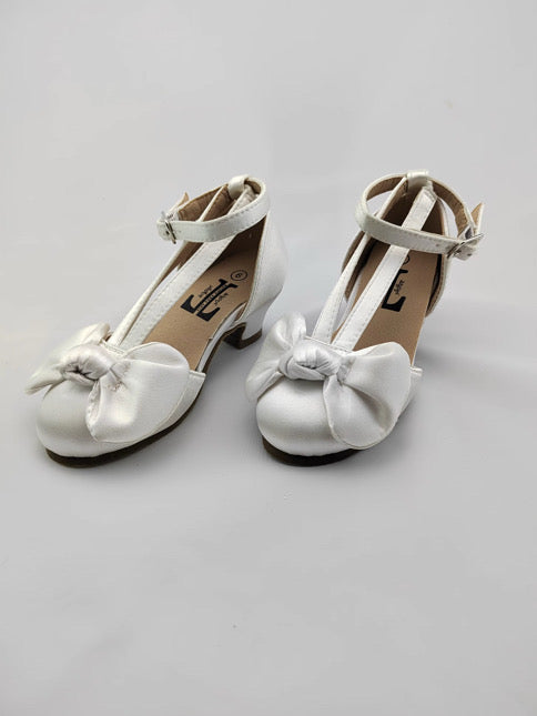Pre-Order White Satin heels