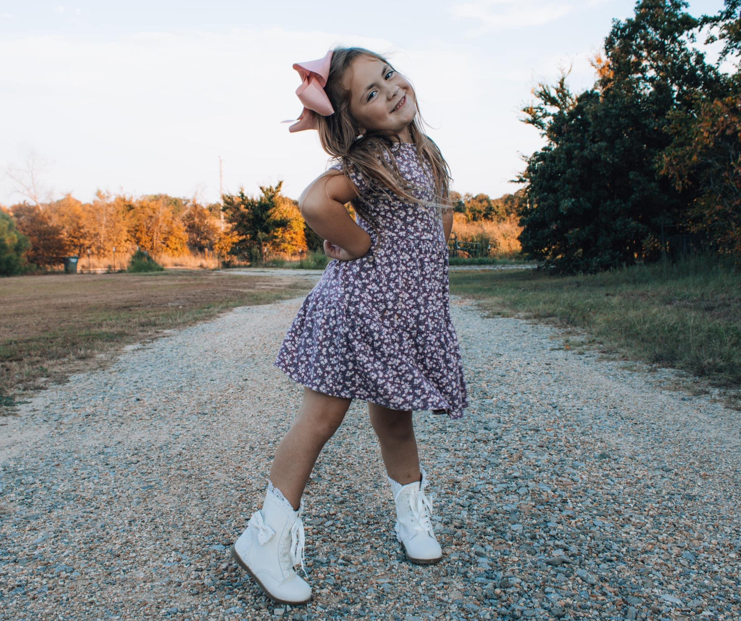 Cream Lacey Boot