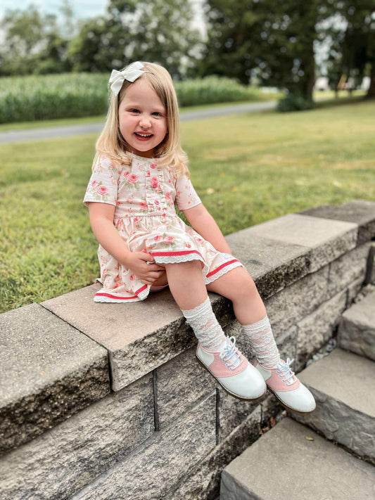 Pink Saddle Shoes