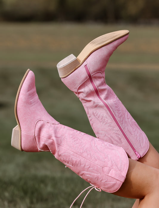 Pre Order Pink Brooke Boot