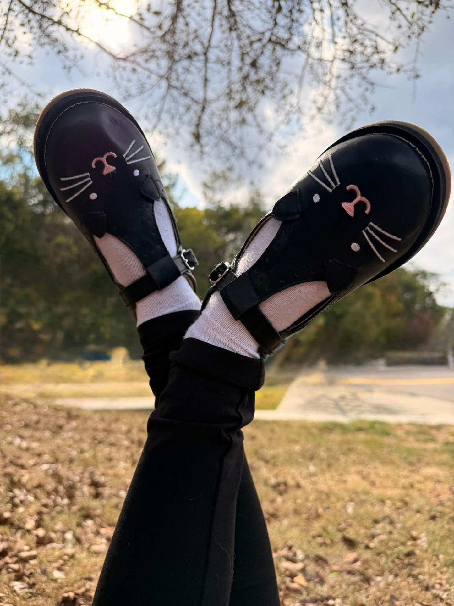 Pre Order Embroidered Cat T bar