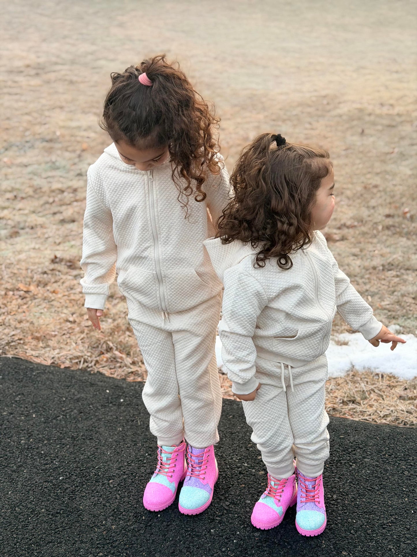 Color Block Sparkle Combat