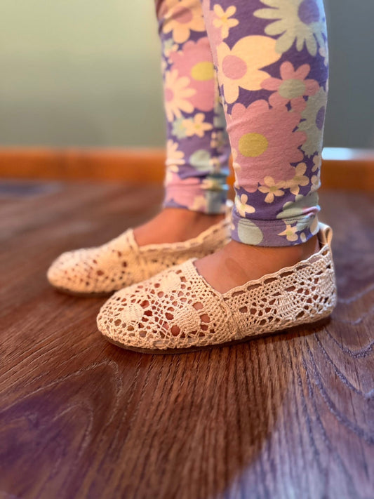 Zoey Crochet Slip Ons