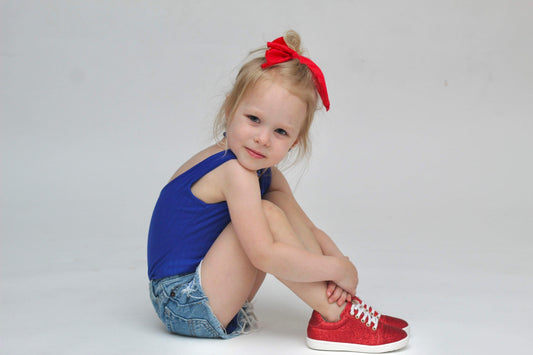Red Sparkle Sneakers