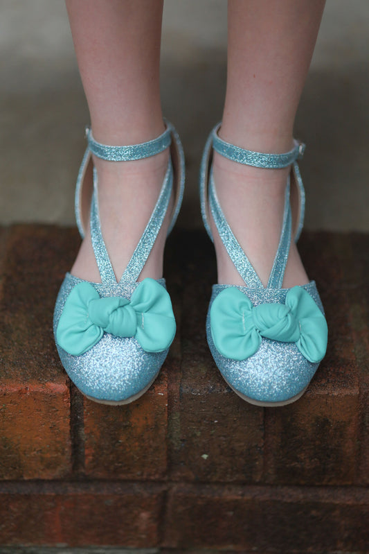 Aqua Sparkle Heels