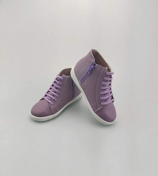 Purple  High-top Sneakers